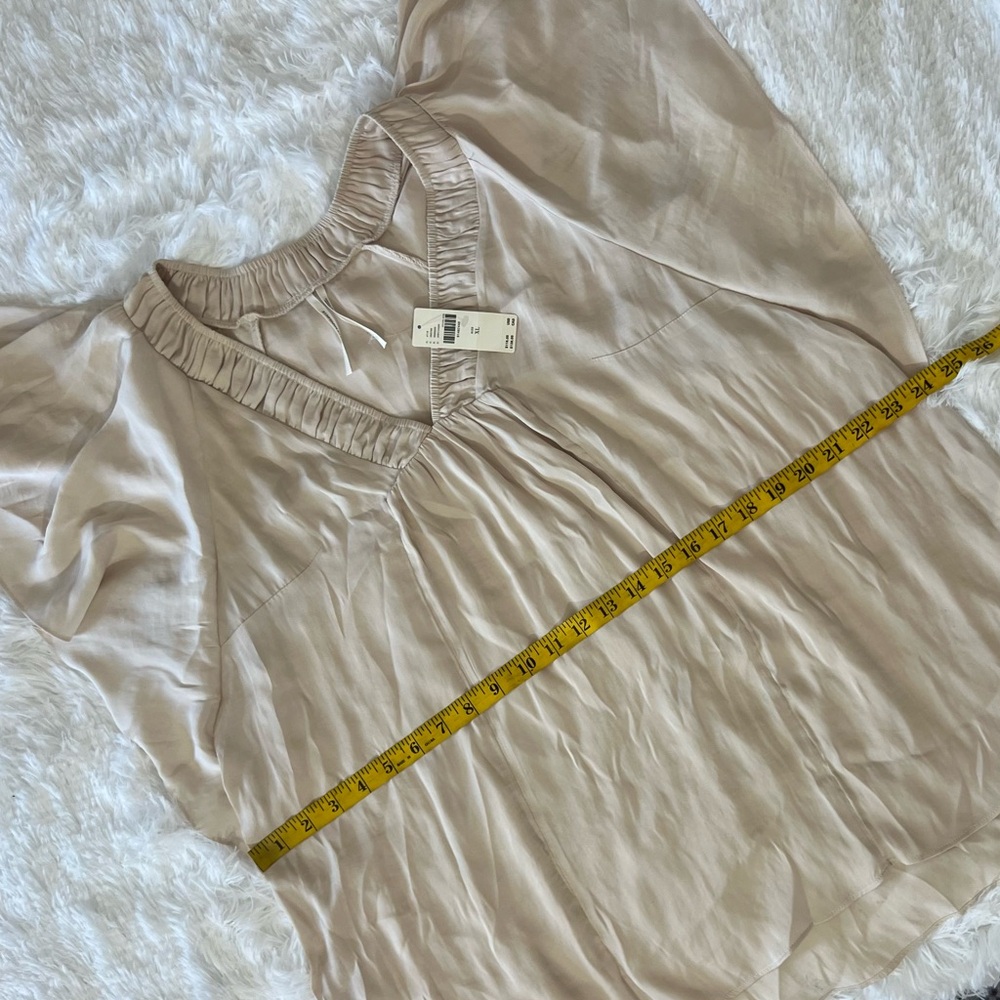 Anthro Flutter Sleeve Top - Picture 7 of 11